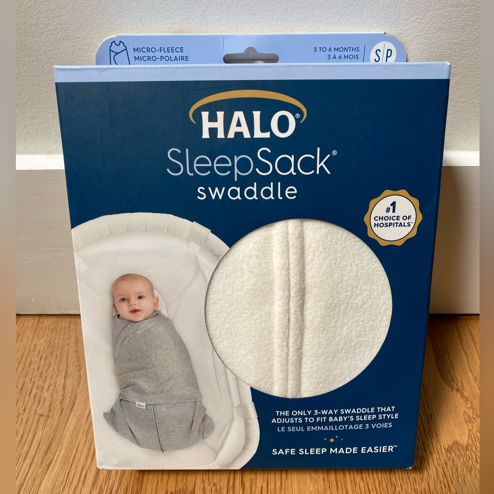 Halo Sleepsack Swaddle Micro Fleece 3-6mo NWT
